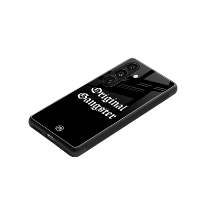 original gangster back phone cover | glass case for samsung galaxy s24 plus