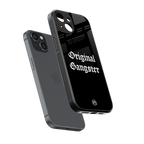 original gangster back phone cover | glass case for iphone 15