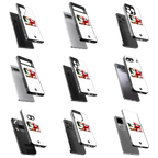 Durable Glass Back Mobile Case for iPhone, Samsung, OnePlus, Google Pixel, Redmi, Vivo, Oppo
