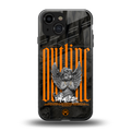 outline back phone cover | glass case for iphone 13 mini
