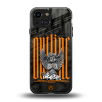 outline back phone cover | glass case for iphone 13 mini