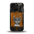 outline back phone cover | glass case for iphone 13 pro