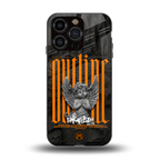 outline back phone cover | glass case for iphone 13 pro