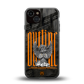 outline back phone cover | glass case for iphone 13