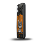 outline back phone cover | glass case for iphone 16 plus