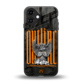 outline back phone cover | glass case for iphone 16