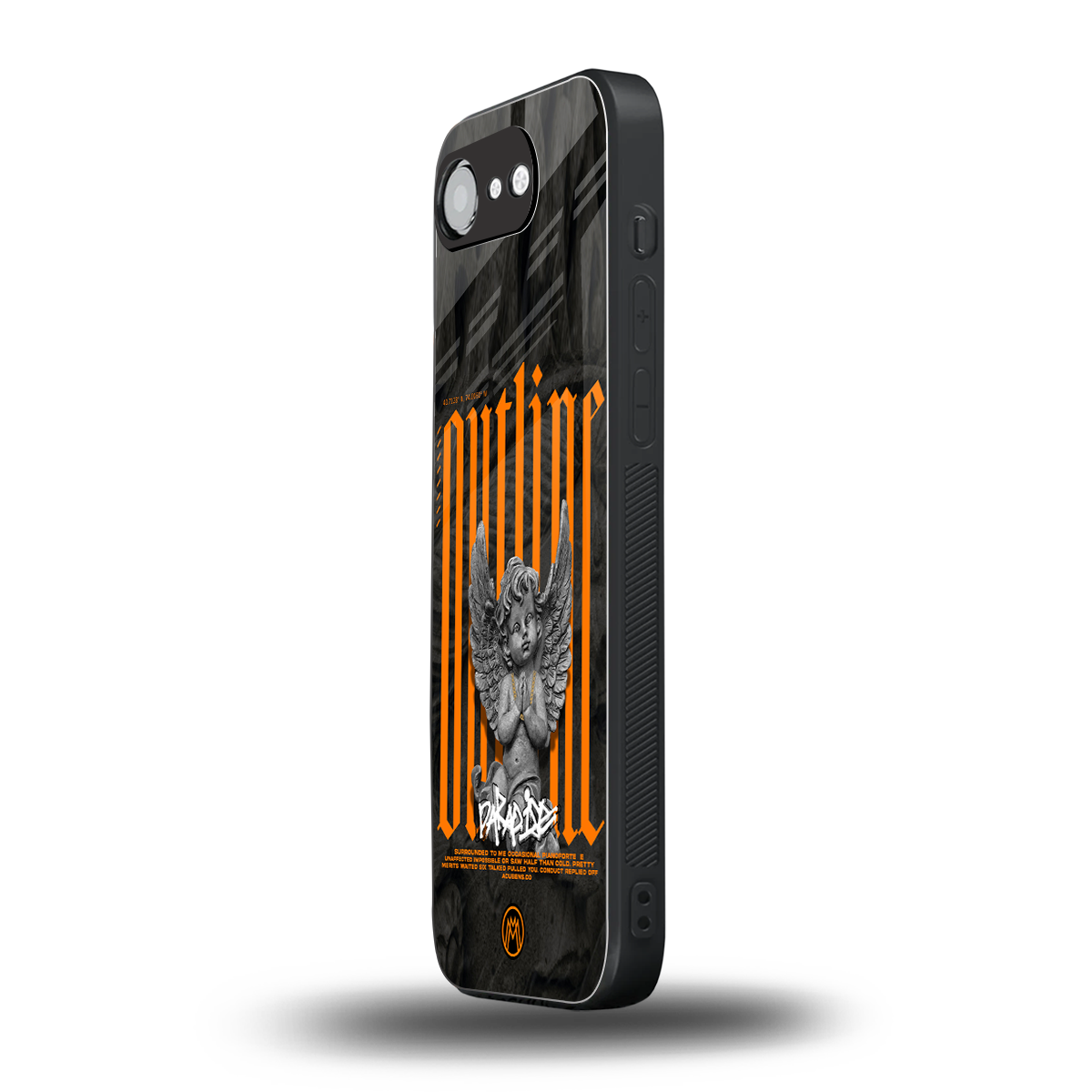 outline back phone cover | glass case for iphone 16e