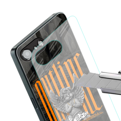 outline back phone cover | glass case for iphone 16e