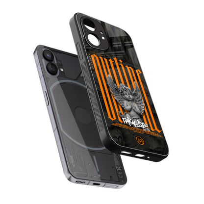 outline back phone cover | glass case for nothing phone 1