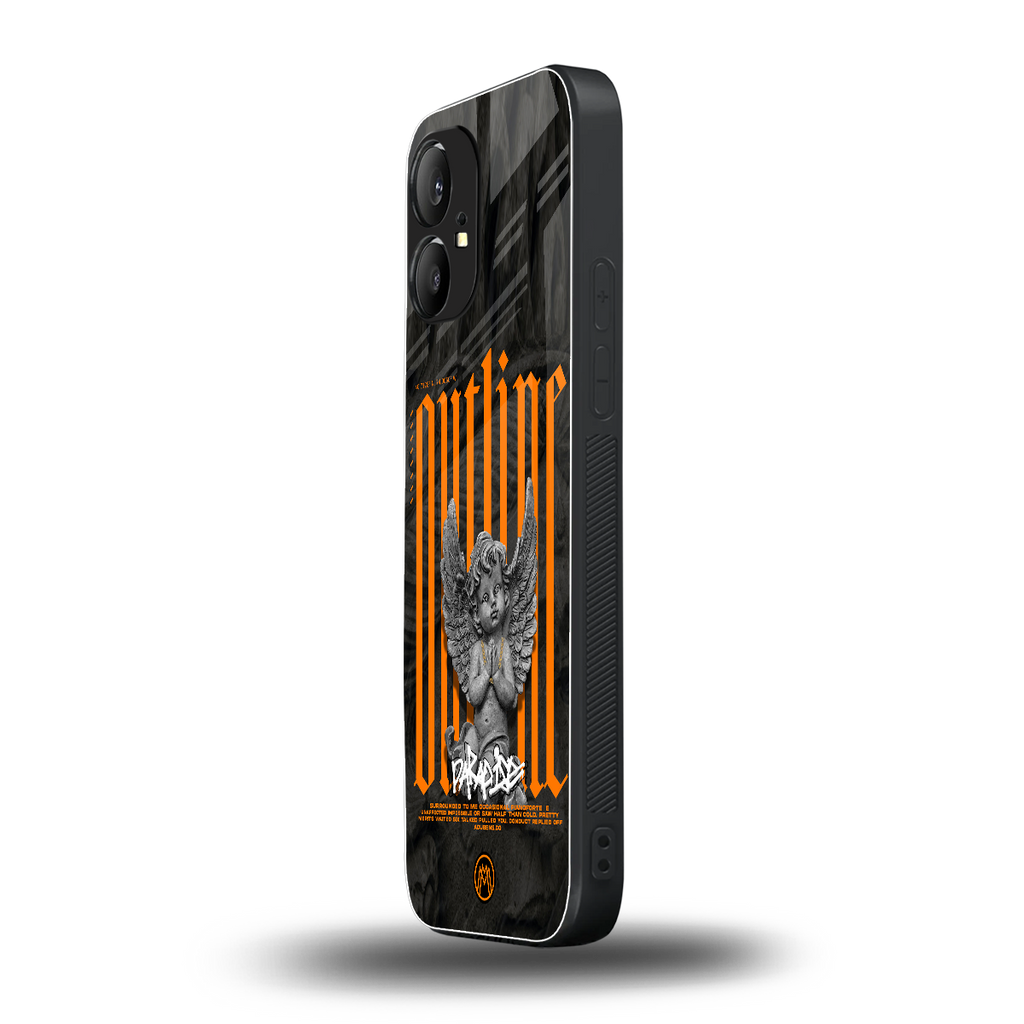 outline back phone cover | glass case for nothing phone 1