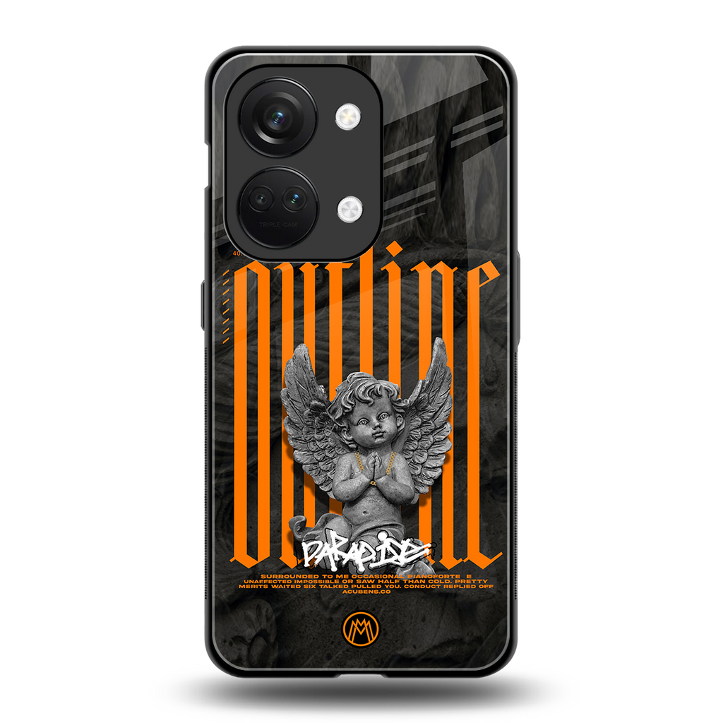 outline back phone cover | glass case for oneplus nord 3
