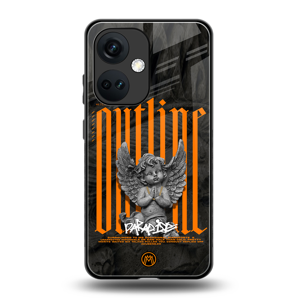 outline back phone cover | glass case for oneplus nord ce 3