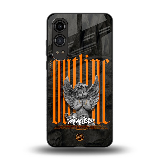 outline back phone cover | glass case for oneplus nord ce 4 lite