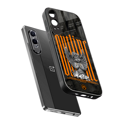 outline back phone cover | glass case for oneplus nord ce 4 lite