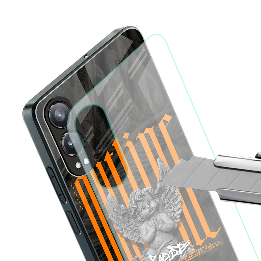 outline back phone cover | glass case for oneplus nord ce 4 lite