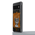 outline back phone cover | glass case for google pixel 6 pro