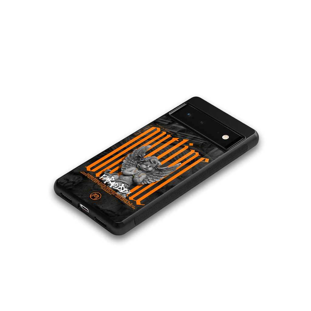 outline back phone cover | glass case for Google Pixel 6A