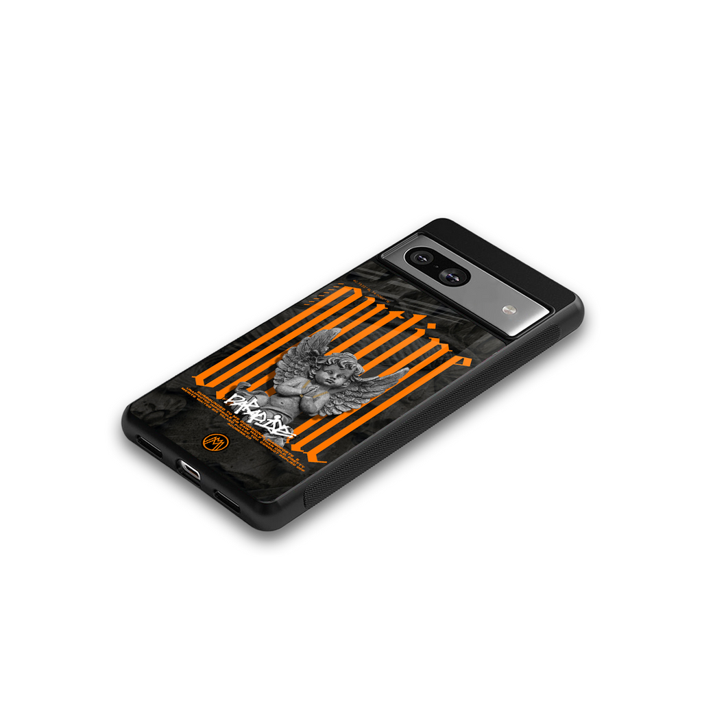 outline back phone cover | glass case for Google Pixel 7A