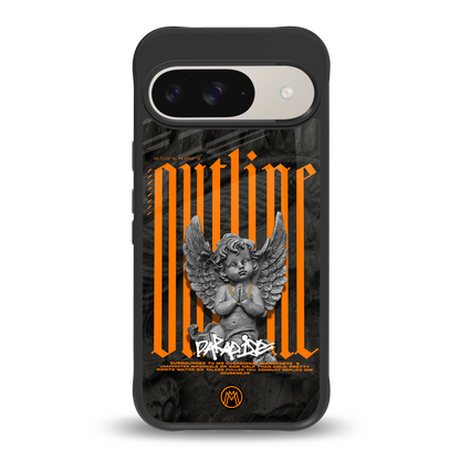 outline back phone cover | glass case for google pixel 9