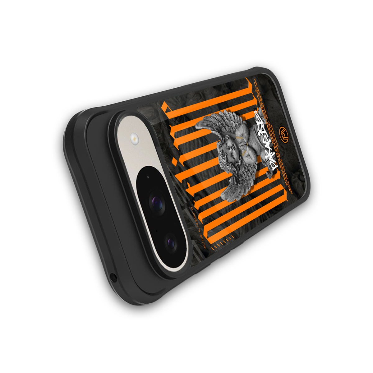 outline back phone cover | glass case for google pixel 9