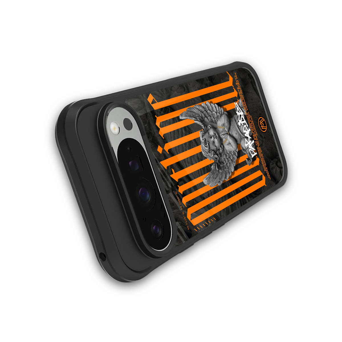outline back phone cover | glass case for google pixel 9 pro