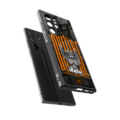 outline back phone cover | glass case for samsung galaxy s24 ultra