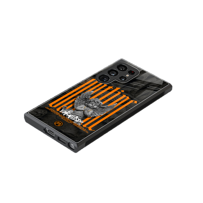 outline back phone cover | glass case for samsung galaxy s23 ultra