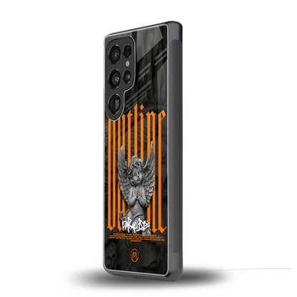 outline back phone cover | glass case for samsung galaxy s25 ultra