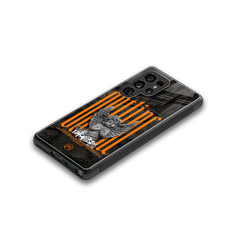 outline back phone cover | glass case for samsung galaxy s25 ultra