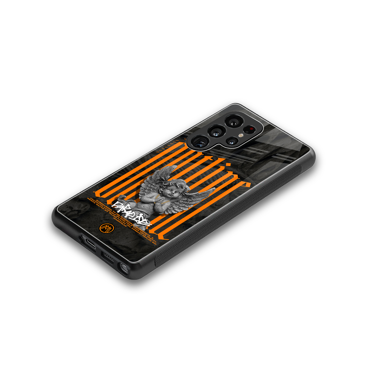 outline back phone cover | glass case for samsung galaxy s25 ultra
