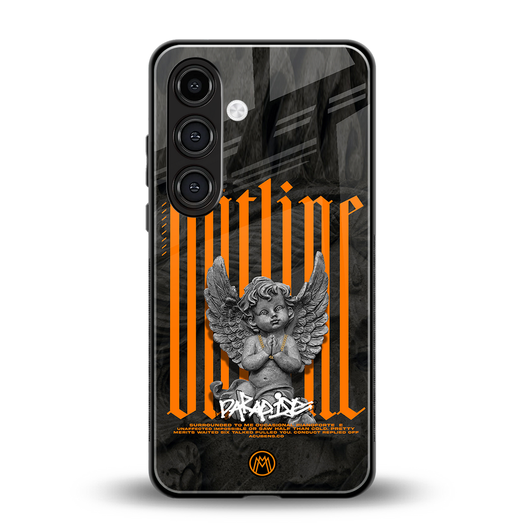 outline back phone cover | glass case for samsung galaxy s24