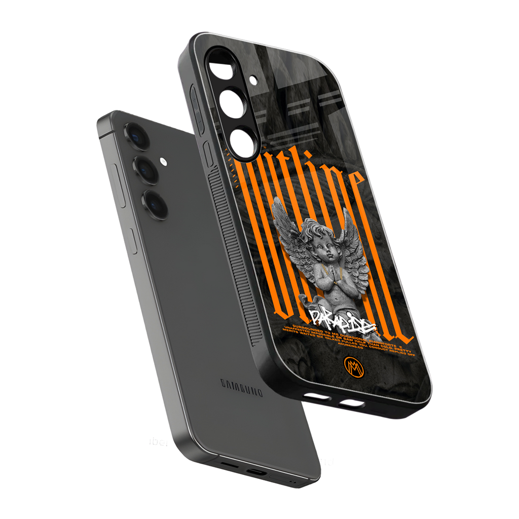 outline back phone cover | glass case for samsung galaxy s24