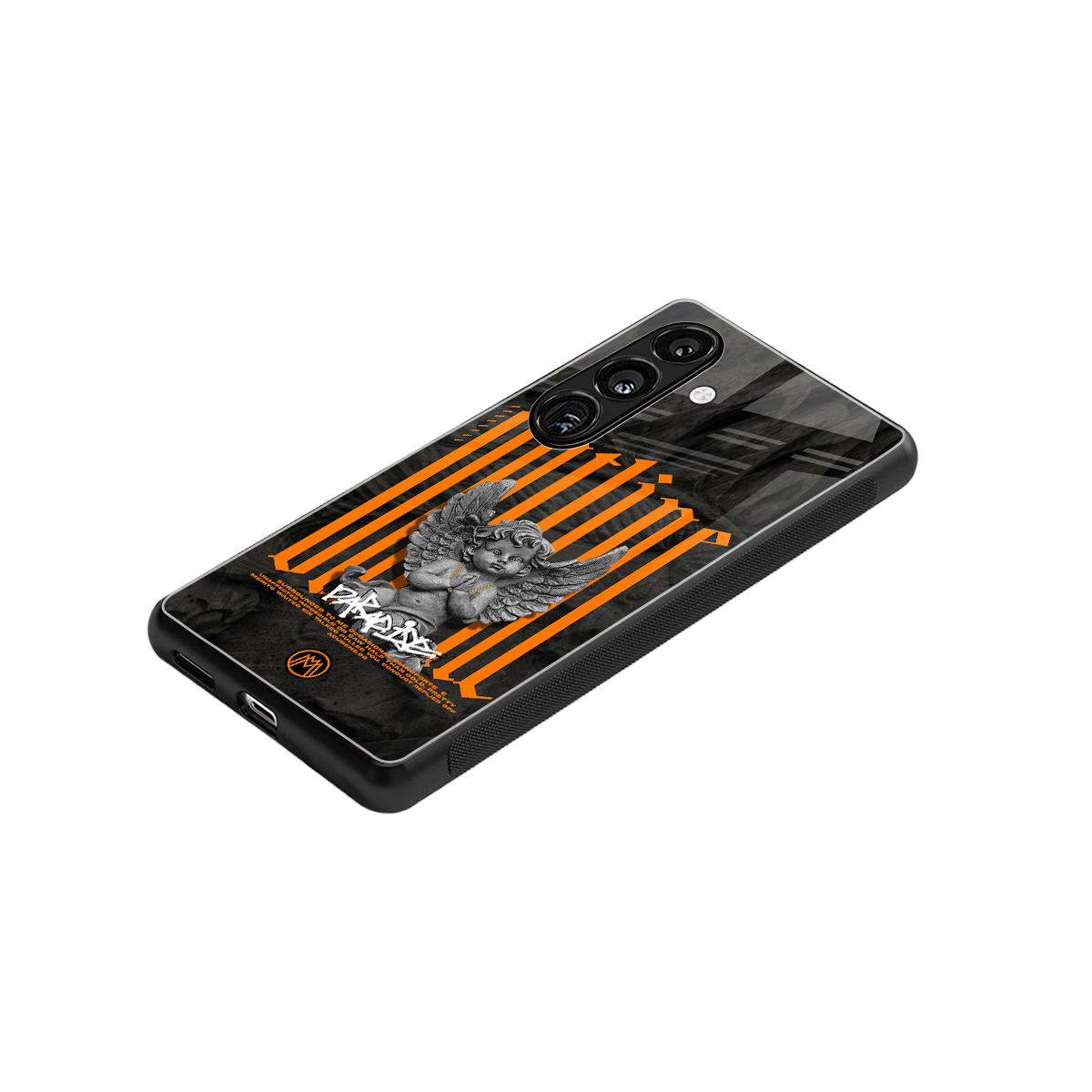 outline back phone cover | glass case for samsung galaxy s24 plus