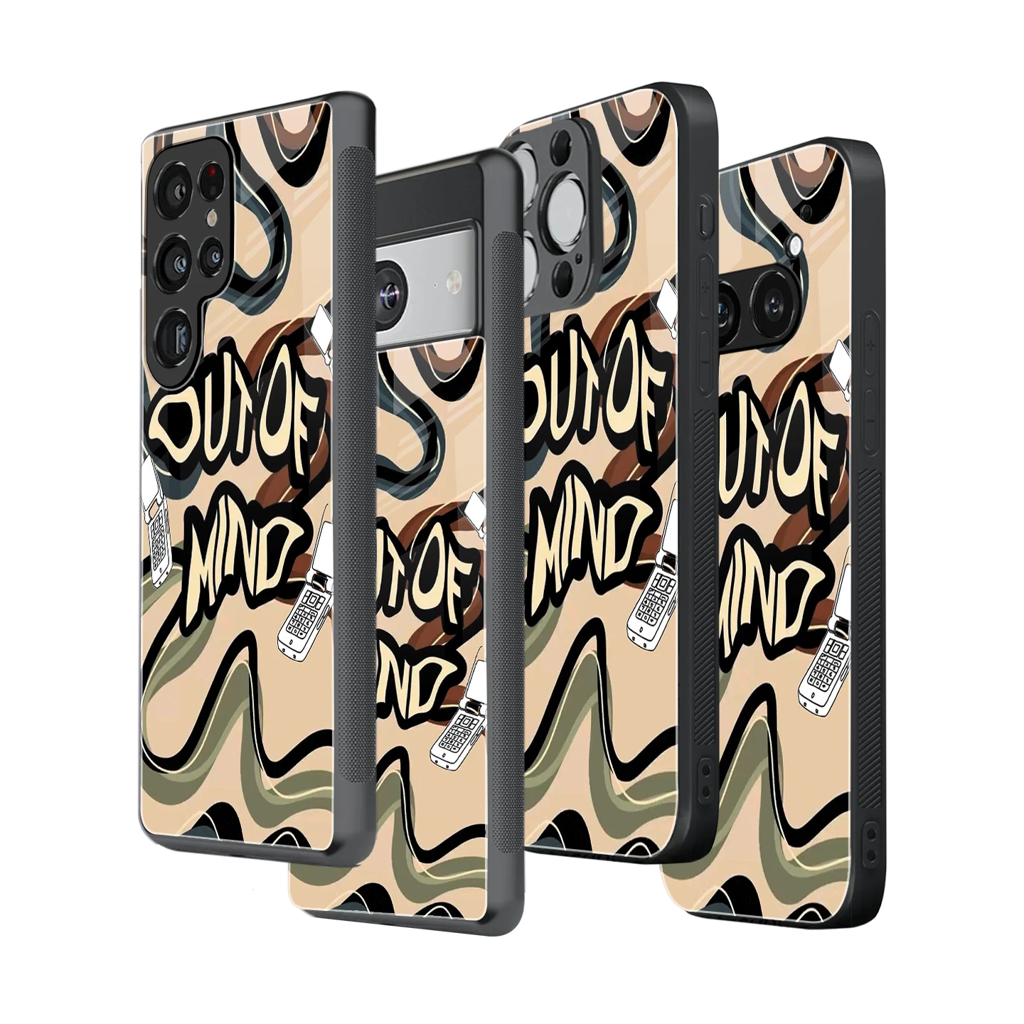 Stylish Glass Back Case for All Smartphones iPhone, Samsung, OnePlus, Pixel, Redmi, Oppo, Vivo, Motorola