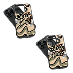 Trendy Glass Back Mobile Case for iPhone, Samsung, Redmi, OnePlus, Google Pixel, Motorola