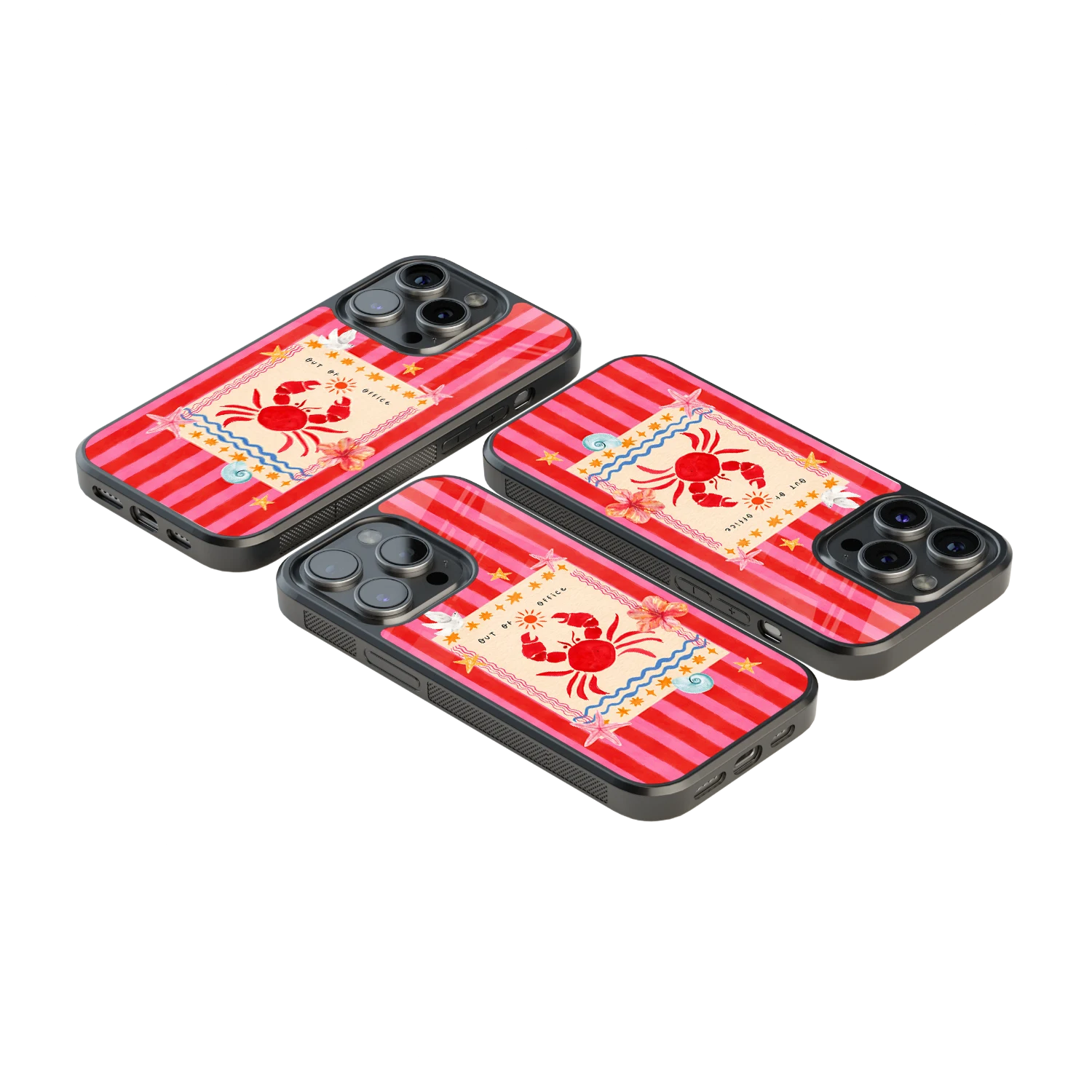 Luxury Glass Back Mobile Cover for iPhone, Samsung Galaxy, OnePlus, Pixel, Redmi & More