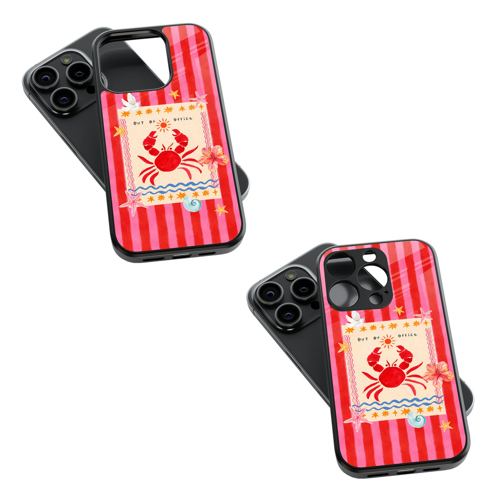 Trendy Glass Back Mobile Case for iPhone, Samsung, Redmi, OnePlus, Google Pixel, Motorola