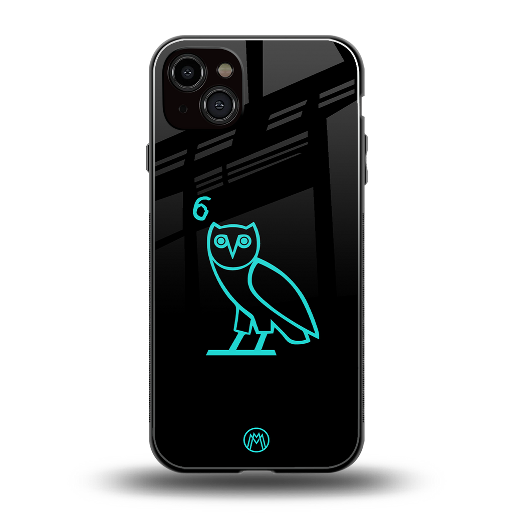 ovo back phone cover | glass case for iphone 14 plus