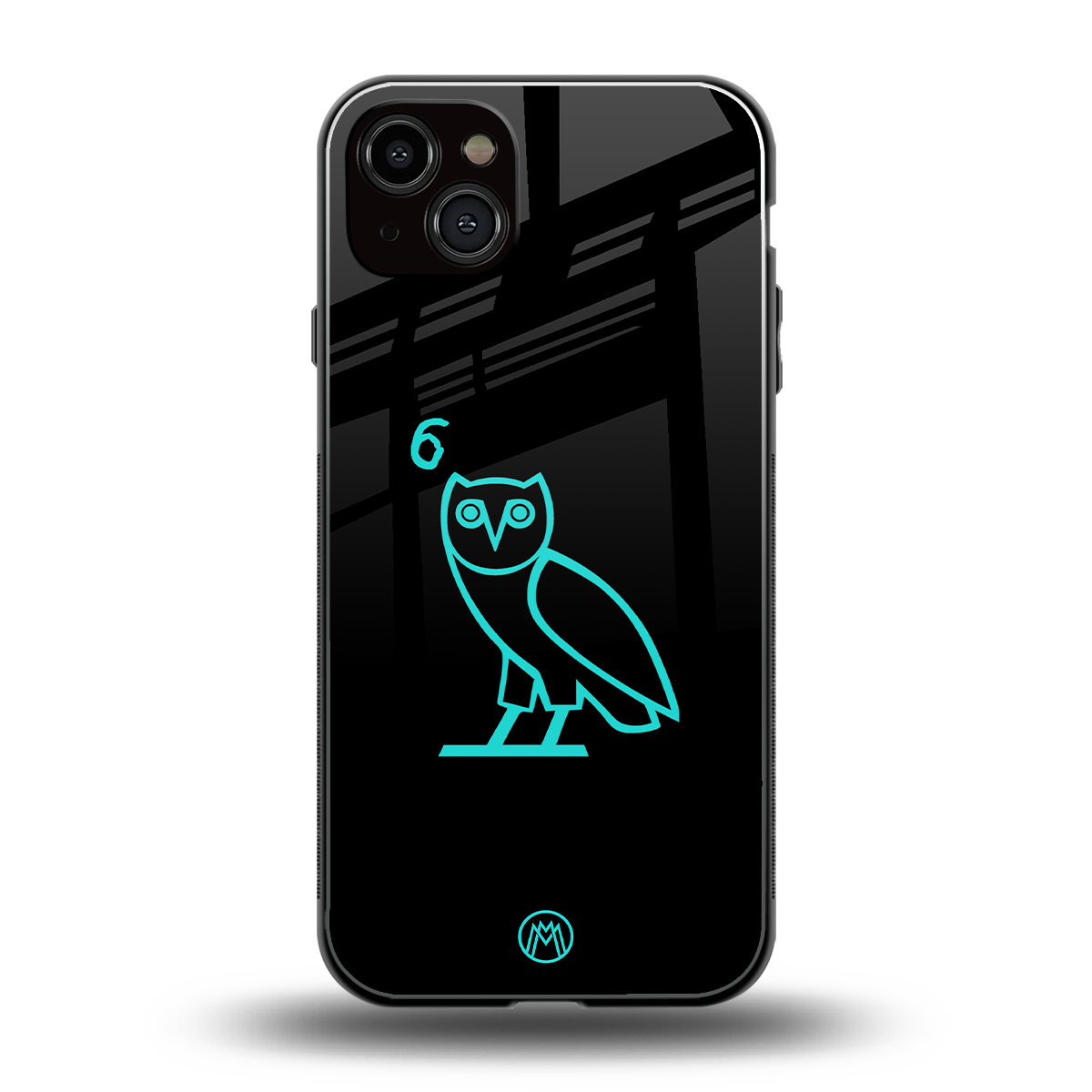 ovo back phone cover | glass case for iphone 14 plus