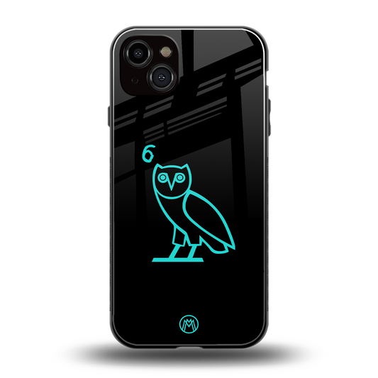 ovo back phone cover | glass case for iphone 14 plus