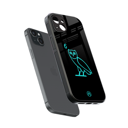ovo back phone cover | glass case for iphone 14 plus