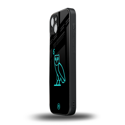 ovo back phone cover | glass case for iphone 15 plus