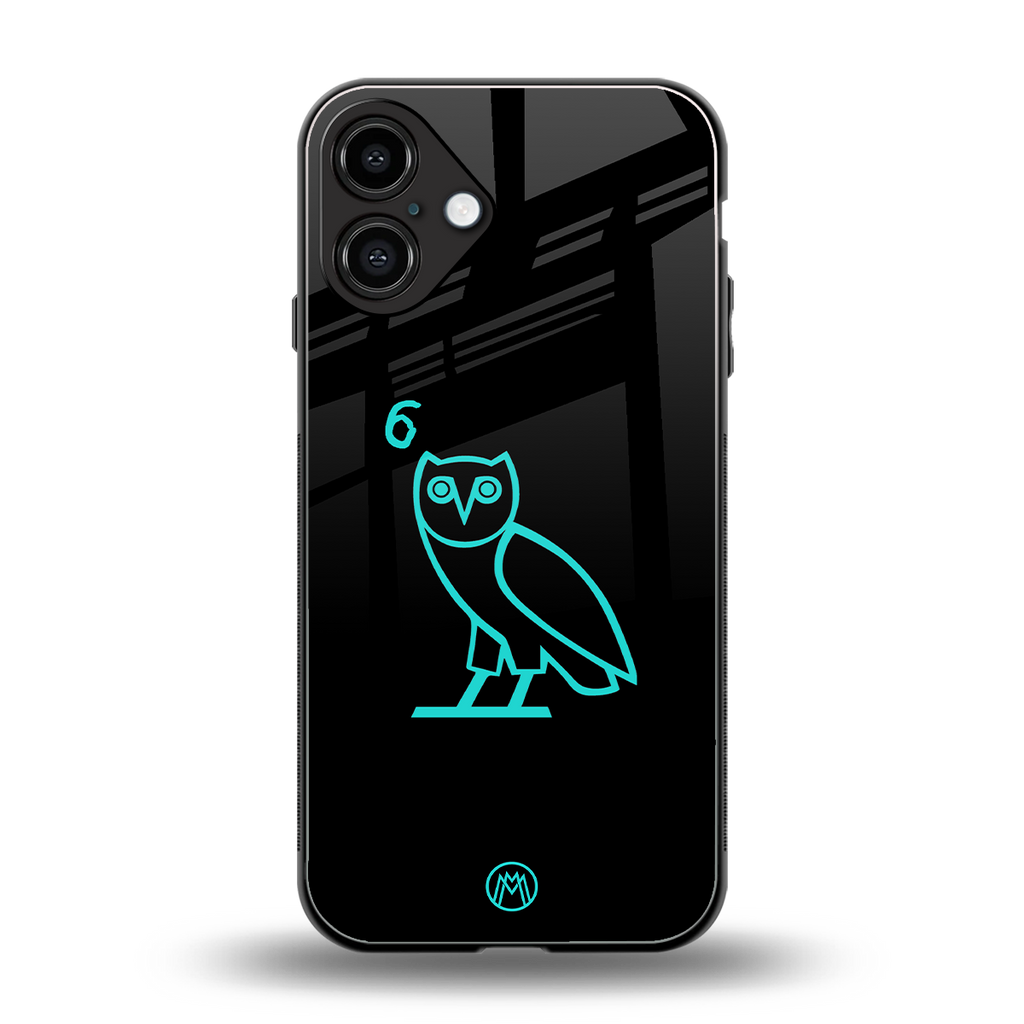 ovo back phone cover | glass case for iphone 16 plus