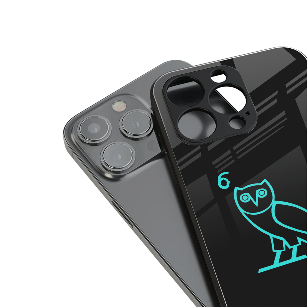 ovo back phone cover | glass case for iphone 14 plus
