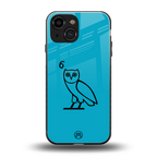 ovo sapphire back phone cover | glass case for iphone 13 mini