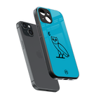 ovo sapphire back phone cover | glass case for iphone 13 mini