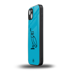ovo sapphire back phone cover | glass case for iphone 14 plus