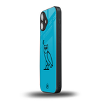 ovo sapphire back phone cover | glass case for iphone 16 plus