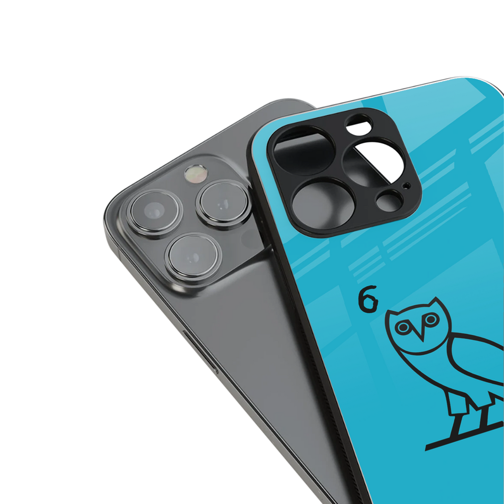 ovo sapphire back phone cover | glass case for iphone 14 pro