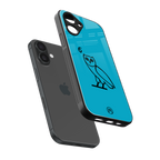 ovo sapphire back phone cover | glass case for iphone 16